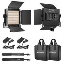 apsvietimo sviestuvas - Neewer Bi-colour 660 LED 2 lempų apšvietimo rinkinys - 5 nuotrauka