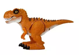 dinozauru zaislai - Lean Toys Nuotoliniu būdu valdoma dinozauras Tiranosaurus R/C su šviesos ir garso efektais - 3 nuotrauka