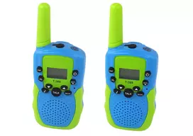 racija - Lean Toys Walkie Talkie Žalia/Mėlyna - 3 nuotrauka