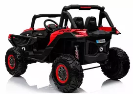 elektrinis vaikams - Elektrinis visureigis vaikams Jeep XMX, raudonas - 2 nuotrauka