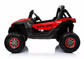 elektrinis vaikams - Elektrinis visureigis vaikams Jeep XMX, raudonas - 3 nuotrauka