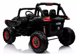 elektromobilis jeep - Elektrinis visureigis XMX603, juodas - 2 nuotrauka