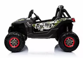 vaikiskas elektromobilis - Lean Cars Dvivietis vaikiškas elektromobilis Buggy XMX603, Juoda/Žalia - 3 nuotrauka