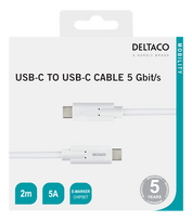 5a usb c laidas - DELTACO 733304804435 - 2 nuotrauka