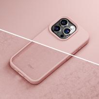 iphone 15 pro telefonai - Dėklas Telforceone Etteri Silicone Apple iPhone 15 Pro Max 6,7' rožinės spalvos - 4 nuotrauka