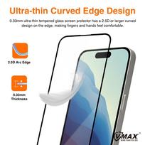 ekrano apple - Vmax 9D Glass iPhone 15 Plus - 6 nuotrauka