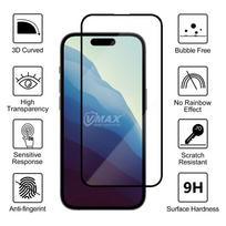 ekrano apple - Vmax 9D Glass iPhone 15 Plus - 8 nuotrauka