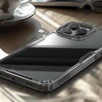 apple 16 pro max dekliukai - Nillkin "Nature TPU PRO Cover iPhone 16 Pro Max" Transparent - 3 nuotrauka