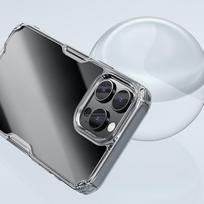 apple 16 pro max dekliukai - Nillkin "Nature TPU PRO Cover iPhone 16 Pro Max" Transparent - 5 nuotrauka