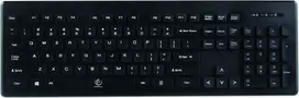 wireless mouse keyboard - Rebeltec Millenium ir Pelė Juoda (Black) - 6 nuotrauka