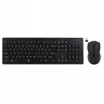 wireless mouse keyboard - Rebeltec Millenium ir Pelė Juoda (Black) - 8 nuotrauka