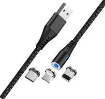 3 in 1 usb c - maXlife OEM001959 Black - 3 nuotrauka