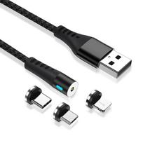 3 in 1 usb c - maXlife OEM001959 Black - 4 nuotrauka