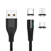3 in 1 usb c - maXlife OEM001959 Black - 5 nuotrauka
