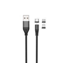 3 in 1 usb c - maXlife OEM001959 Black - 6 nuotrauka