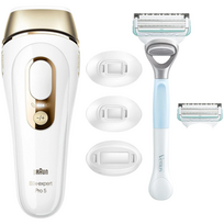sviesa - Braun Silk-expert Pro PL5356 Intensyvaus pulso šviesa (IPL) Auksas, Balta - 2 nuotrauka