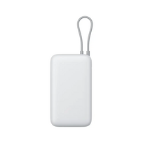 nesiojama baterija - Xiaomi Power Bank 20000mAh (Integrated Cable), Light Gray - 3 nuotrauka