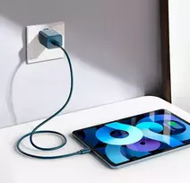 usb c pakrovejas - Baseus CCSUP-B03 Blue (Mėlyna) - 2 nuotrauka
