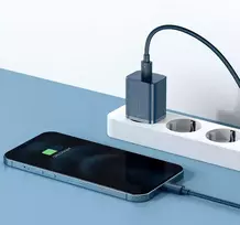 usb c pakrovejas - Baseus CCSUP-B03 Blue (Mėlyna) - 5 nuotrauka