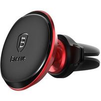 baseus phone holder - Baseus Magnetic automobilio laikiklis ventiliacijos grotelėms (Overseas Edition) - Raudonas (Red) - 4 nuotrauka