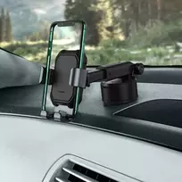 automobilio telefono laikiklis - Baseus SUYL-TK01 Black (Juodas) - 4 nuotrauka