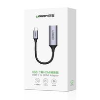 usb 2.0 to hdmi adapter - Ugreen CM297 adapteris USB-C į HDMI, 4K 60Hz, pilkas - 2 nuotrauka