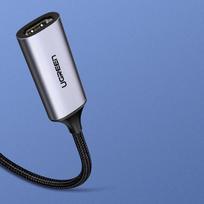 usb 2.0 to hdmi adapter - Ugreen CM297 adapteris USB-C į HDMI, 4K 60Hz, pilkas - 5 nuotrauka