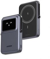 Ugreen UNO 10000mAh, belaidis įkrovimas, juodas