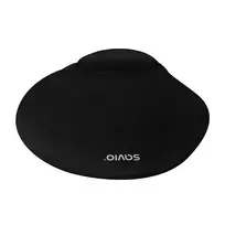 mouse pad gel - SAVIO Gel Mouse Pad MP-02 Juodas (Black) - 2 nuotrauka