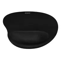 mouse pad gel - SAVIO Gel Mouse Pad MP-02 Juodas (Black) - 3 nuotrauka