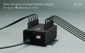 usb laikmena - I-TEC Įkrovimo stebulė 10X USB-C/USB-C/USB-A stebulė 15W/PORT 180W - 5 nuotrauka