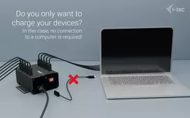 usb laikmena - I-TEC Įkrovimo stebulė 10X USB-C/USB-C/USB-A stebulė 15W/PORT 180W - 6 nuotrauka