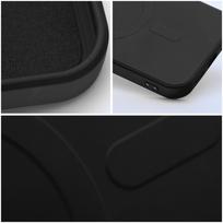 withu - Apple iPhone 13 Pro Max Silicone Case with MagSafe - Juodas (Black) - 8 nuotrauka