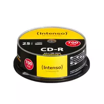 cd r - Duomenų laikmena Intenso, 700MB, 25vnt. - 2 nuotrauka