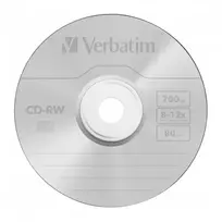 cd rw - Duomenų laikmena Verbatim, 700MB - 3 nuotrauka
