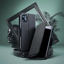 redmi - Samsung Galaxy A40 FANCY Book Dėklas - Juodas (Black) - 5 nuotrauka