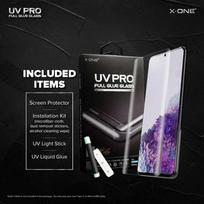 veikantys - UV PRO Tempered Glass X-ONE - for Samsung Galaxy S21 Ultra (case friendly) - working fingerprint sensor - 5 nuotrauka