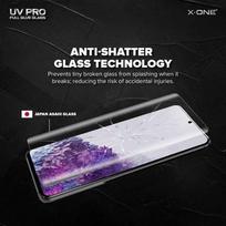 veikantys - UV PRO Tempered Glass X-ONE - for Samsung Galaxy S21 Ultra (case friendly) - working fingerprint sensor - 7 nuotrauka