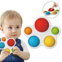 montessori zaislai - Woopie BABY POP IT Montessori sensorinis žaislas-kramtukas - 3 nuotrauka