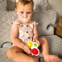 montessori zaislai - Woopie BABY POP IT Montessori sensorinis žaislas-kramtukas - 7 nuotrauka