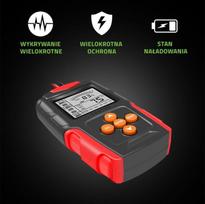 akumuliatoriu ikroviklis - LCD digital battery tester,12V,24V,3-200Ah - 6 nuotrauka