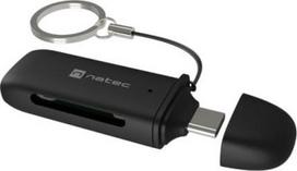 korteliu skaitytuvas - Natec SCARAB C NCZ-2365 kortelių skaitytuvas USB-C 3.2 Gen 1 - 4 nuotrauka