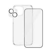 screen protector iphone 15 - PanzerGlass "D3O Hardcase + Screen Protector UWF + Lens iPhone 15" Transparent - 3 nuotrauka