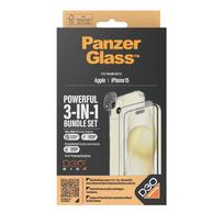 screen protector iphone 15 - PanzerGlass "D3O Hardcase + Screen Protector UWF + Lens iPhone 15" Transparent - 4 nuotrauka