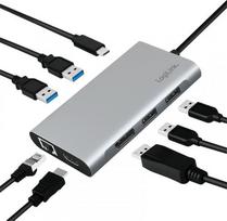 replikatorius - Stotis / replikatorius LogiLink USB-C (UA0382) - 3 nuotrauka