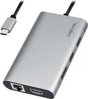 replikatorius - Stotis / replikatorius LogiLink USB-C (UA0382) - 5 nuotrauka