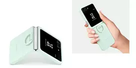 withu - SAMSUNG Galaxy Flip5, nugarėlė, silikoninis, Indigo - 2 nuotrauka