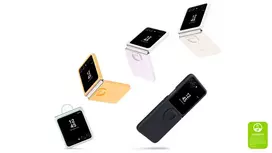 withu - SAMSUNG Galaxy Flip5, nugarėlė, silikoninis, Indigo - 4 nuotrauka