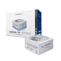 chieftec 850w 80 gold - Chieftec PPG-850-CW VEGA M 850W 80+ Gold Baltas (White) - 2 nuotrauka