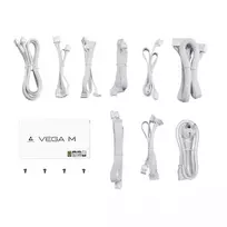 chieftec 850w 80 gold - Chieftec PPG-850-CW VEGA M 850W 80+ Gold Baltas (White) - 3 nuotrauka